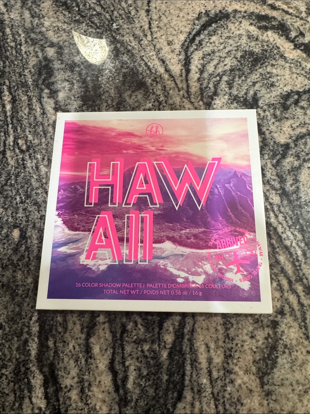 BH Cosmetics 16 Gorgeous Color Palette. Hawaii colors. Rich pigment. NIB